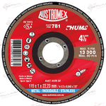 AUS761 DISCO CTE/MTAL A/RENDIM. 4 1/2X1/16X7/8'' AUSTROMEX    Empaque de 6