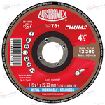 AUS781 DISCO CTE/MTAL HUM 4 1/2X0.040X7/8 AUSTROMEX           Empaque de 20