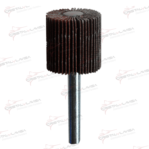 905 RUEDA FLAP C/VASTAGO 1X1X1/4'' G- 60 AUSTROMEX         Empaque de 5