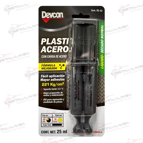 R2-42 ADHESIVO PLASTIACERO TUBO LIQUIDO R2-42 BL ITW         Empaque de 5