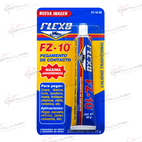 FZ-10-50 ADHESIVO FZ-10 CONTACTO AMARILLO 50 GR ITW             Empaque de 6