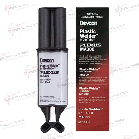 6-45/14300 PEGA PLASTIC GEL 25ML DEVCON ITW                       Empaque de 3