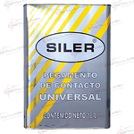 U18 ADHESIVO CONTACTO UNIVERSAL 18 LT SILER                Empaque de 1