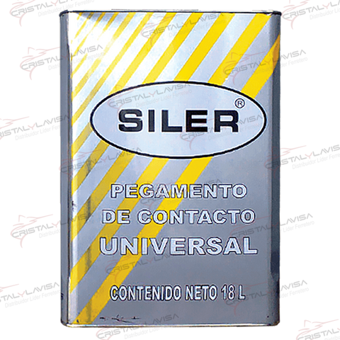 U18 ADHESIVO CONTACTO UNIVERSAL 18 LT SILER                Empaque de 1