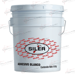 R18 ADHESIVO BLANCO 18 KG ETIQUETA ROJA SILER              Empaque de 1