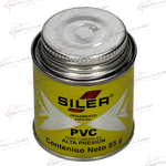 PVC085 ADHESIVO PVC P/TUBERIA 85 GR BOTE AMARILLO SILER       Empaque de 5