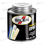 CPVC150 ADHESIVO CPVC P/TUBERIA 150GR BOTE NEGRO SILER         Empaque de 5