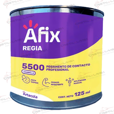 2503432 ADHESIVO DE CONTACTO 5500 AMARILLO 125ML AFIX          Empaque de 6