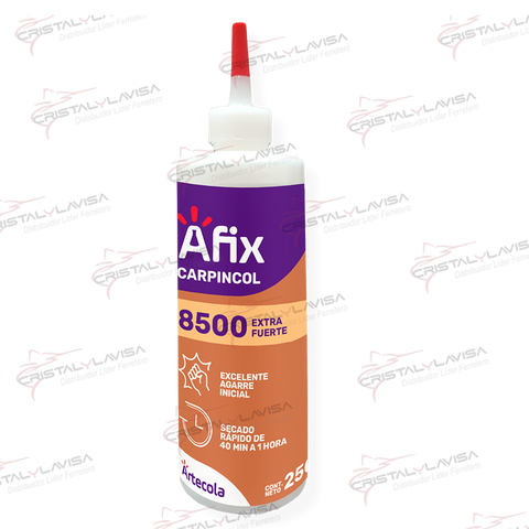 5400019 ADHESIVO EXTRA 8500 BLANCO 250G AFIX                   Empaque de 6