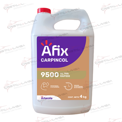 5400033 ADHESIVO 9500 CARPINTERO 4KG AFIX                      Empaque de 1