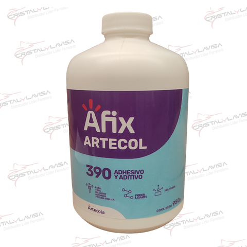 4908015 ADHESIVO P/CONCRETO 390 950 GR AFIX                    Empaque de 5