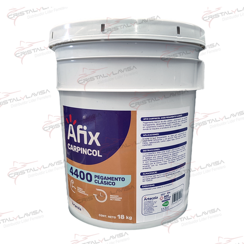 5400035 ADHESIVO 4400 BLANCO MULTIUSOS 18KG AFIX               Empaque de 1