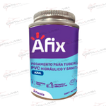 5400041 ADHESIVO PVC TUB HUMEDA A. PRESION 118ML AZUL AFIX     Empaque de 6