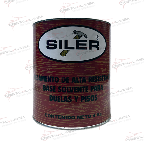 PS20 ADHESIVO PISO B/SOLVENTE ETIQUETA BETEADA20KG SILER    Empaque de 1