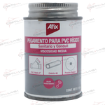 5400071 ADHESIVO PVC P/TUBERIA SANITARIO 118ML TRANSP AFIX     Empaque de 6