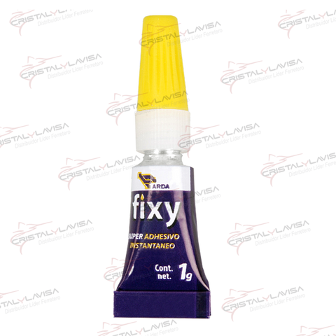 114002 ADHESIVO INSTANTANEO FIXY 1G BLISTER C/3 FIXY          Empaque de 20