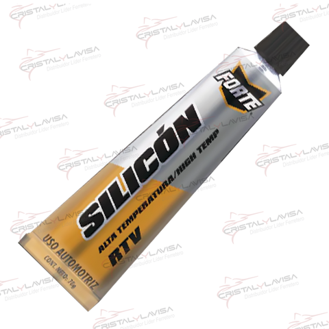 16-0206 SILICON RTV PASTA ALT. TEMP. GRIS 70GR HECORT          Empaque de 6