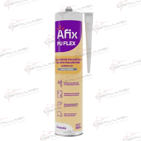 5500015 POLIURETANO SELLADOR GRIS 310ML 34808 AFIX             Empaque de 5