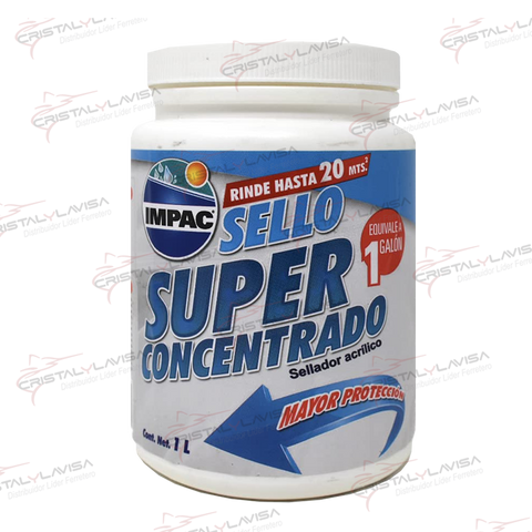 VLIIMSETR1O SELLADOR ACRILICO SUPER CONCENTRADO 1LT IMPAC          Empaque de 3