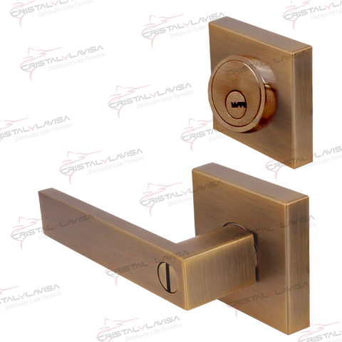 MX89083 CERRADURA COMBO CASTELLI LL-LL L. ANTIGUO YALE         Empaque de 1