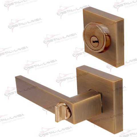 MX89082 CERRADURA COMBO CASTELLI LL-M L. ANTIGUO YALE          Empaque de 1