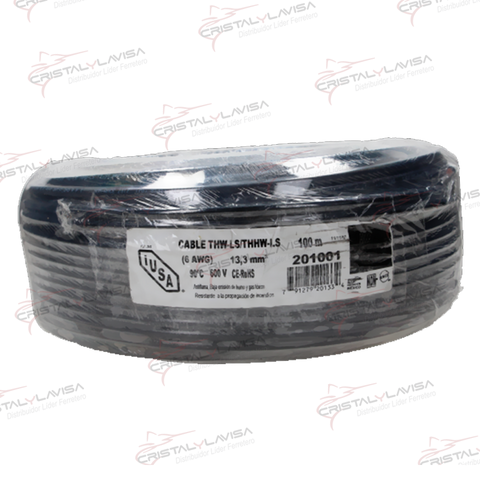 201001 CABLE THW NO. 6 COLORES 100MT   300918 IUSA            Empaque de 1