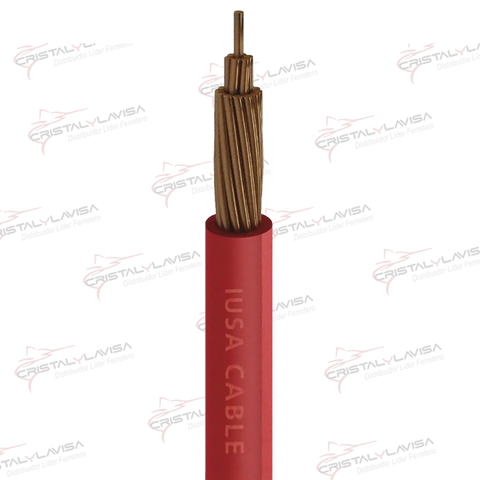 267294 CABLE THHW-LS ROHS #12 ROJO 50M IUSA                   Empaque de 1