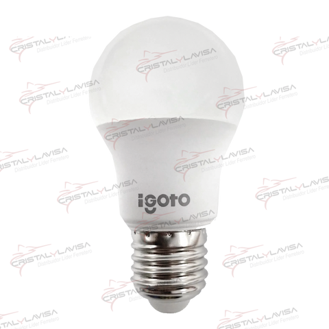 F10105 FOCO LED TIPO BOMBILLA 5W LUZ FRIA IGOTO               Empaque de 50