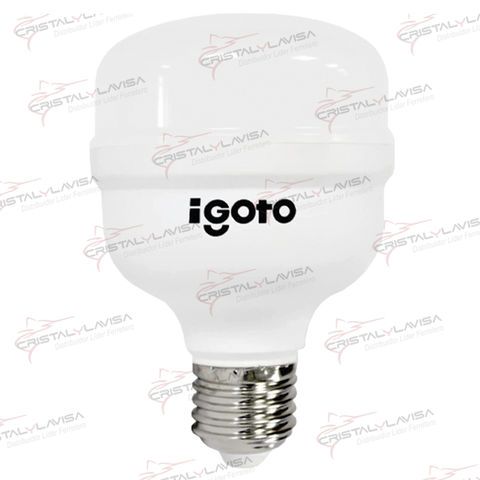 F20520 FOCO LED ALTA POTENCIA 20 W LUZ CALIDA IGOTO           Empaque de 6