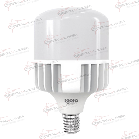 F108100 FOCO LED ALTA POTENCIA T 100 W LUZ FRIA E27 IGOTO      Empaque de 2