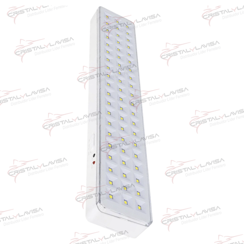 619548 LUMINARIO EMERGENCIA LINEAL 30 LED IUSA                Empaque de 4