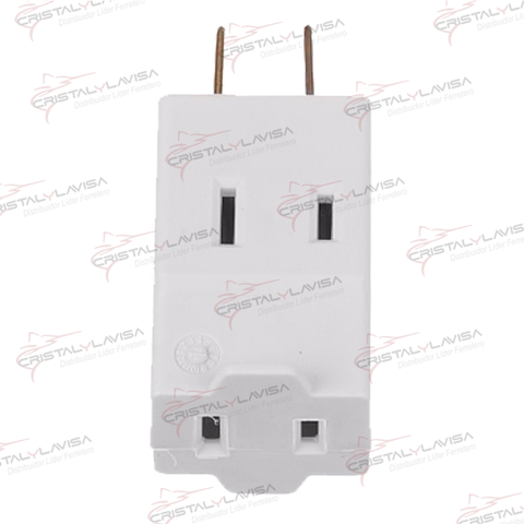 400W-BOX CUBO MULTICONTACTO POLAR 3P15 125V BCO ARROW           Empaque de 6