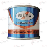 PTA075 PASTA P/SOLDAR AZUL 75GR SILER                         Empaque de 6