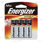 E91BP-4 PILA ALCALINA AA C/4 ENERGIZER                         Empaque de 5