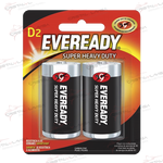 1250-2 PILA CARBONZINC D C/2 EVEREADY                         Empaque de 6