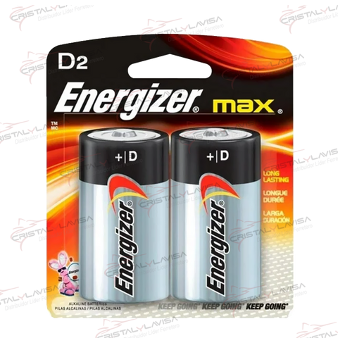 E95BPA-2 PILA ALCALINA D C/2 ENERGIZER                          Empaque de 5