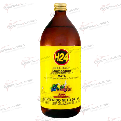 H24120 INSECTICIDA LIQ DOMESTICO 960ML H24                    Empaque de 5