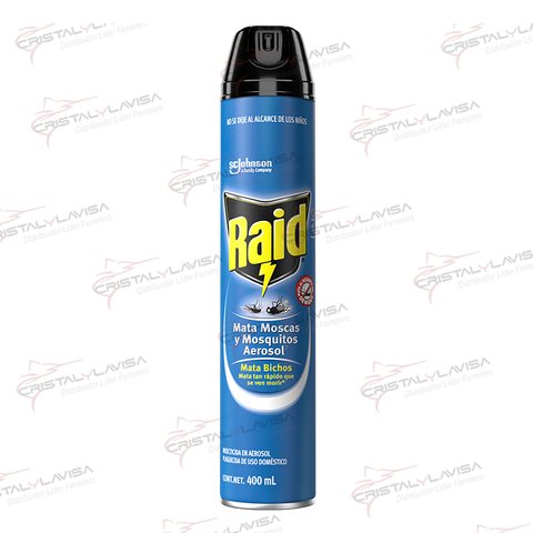 1032925550 INSECTICIDA RAID MATABICHOS 400ML JOHNSON              Empaque de 5