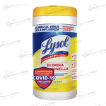 1035000706 TOALLITAS DESINFECTANTES LYSOL CITRUS C/72 PZ RECKITT  Empaque de 5