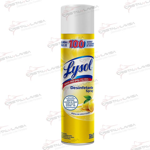 1858797070 DESINFECTANTE LYSOL FLORES DE LIMA 360ML RECKITT       Empaque de 5