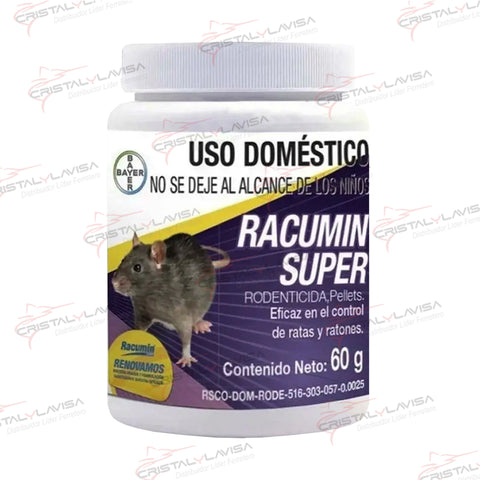 BAY1402 VENENO RACUMIN SUPER 60GR 85803808 BAYER               Empaque de 20