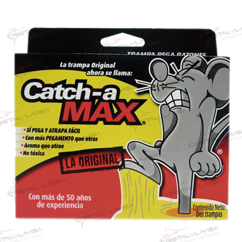 8008 TRAMPA C/PEGAMENTO P/RATON CATCH-A MAX CATCH-A         Empaque de 20