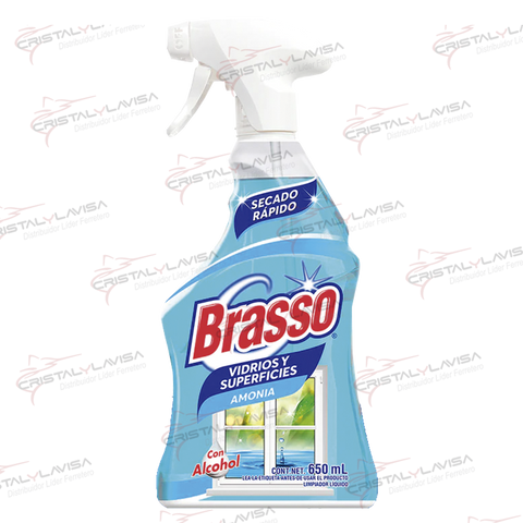 1058720634 LIMPIADOR BRASSO VID-SUPERF. FRES+AMON. 650ML RECKITT  Empaque de 6