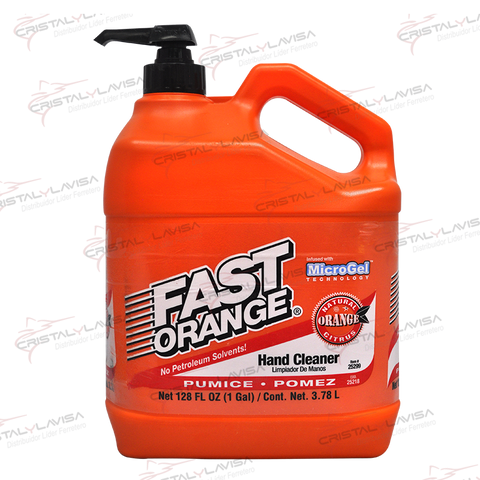 25218 LIMPIADOR FAST ORANGE DE MANOS 128OZ 25299 PERMATEX    Empaque de 1