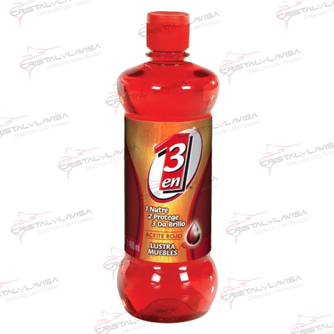 1058753106 LUSTRADOR ROJO 3 EN 1 480ML RECKITT                    Empaque de 5