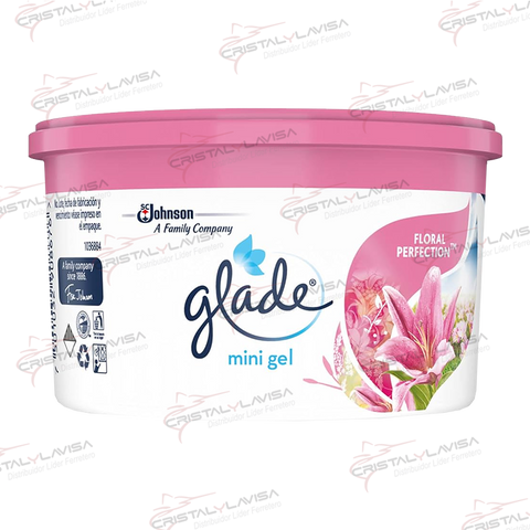 1032908676 AROMATIZANTE GLADE GEL FLORAL PERFECTION 70G JOHNSON   Empaque de 20