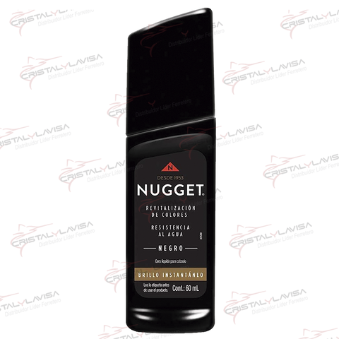 1058781659 CERA LIQUIDA NEGRO 60ML NUGGET RECKITT                 Empaque de 20