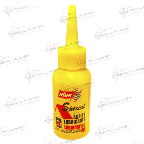 4004/15567 LUBRICANTE ACEITE SPECIAL GOTERO 50ML HIUK             Empaque de 20