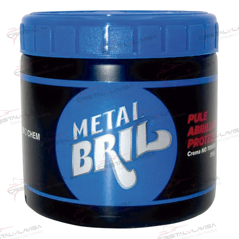 METAL150 PULIDOR CREMA METAL BRIL 150GR BIOCHEM                 Empaque de 6