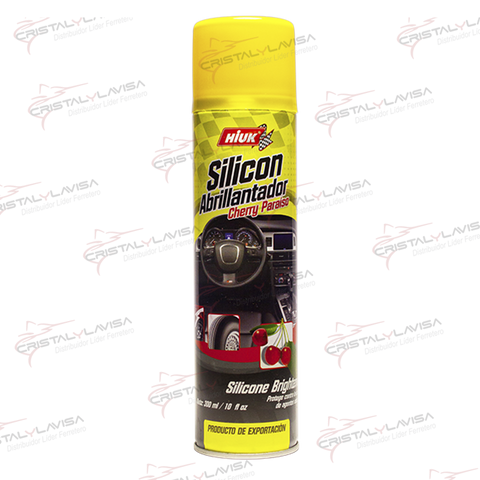 1012 ABRILLANTADOR C/SILICON CHERRY PARAISO 300ML HIUK      Empaque de 5